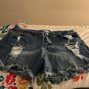 Blue Jean shorts size 16